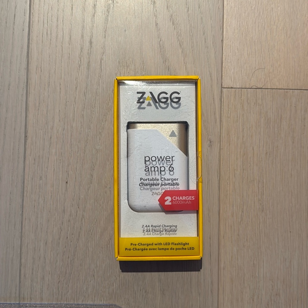 ZAGG Power Amp 6,000mAh Backup Battery Black